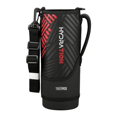 Thermos Replacement Sports Bottle with Handy Black Orange FJS-1500F Pouch, (BKOR)