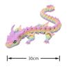 Fun 3D Printed Articulated Dragon 30cm Fidget Craft Ornament Cute Desktop Decor Gift for Children Adults Home Office Use