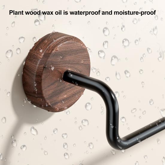 1/2Pcs Modern Style Bathroom Towel Hanger Anti-Rust Simple Installation Wall Mounted Single