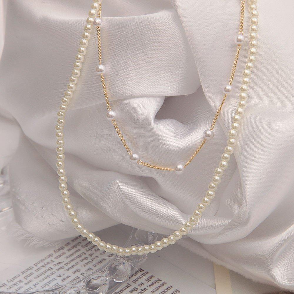 Fashion Necklace Classic Two Chain