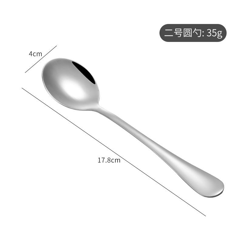 Western tableware Stainless steel knives, forks and spoons set Hotel supplies Steak knife Western food fork and spoon
