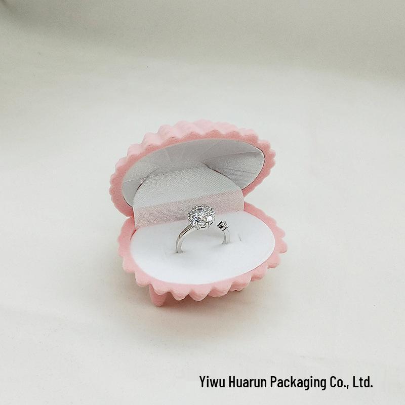 Velvet Cartoon Jewelry Box with Necklace, Earrings & Ring for Kids