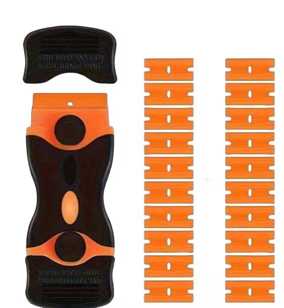 Double-Headed Glue Remover & Small Cleaning Scraper for Car Film & Glass