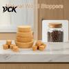 Tapered Can Lid Soft Wood Wine Cork, Leakproof Beer Bottle Stopper, Natural Stopper Wooden for Glass Bottles Mason Jar, Kitchen Supplies Decorative