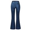 Ribbed Flared Trousers High Elastic Ladies Jeans Fashion New Casual Jeans