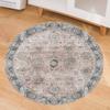 Winter Retro Persian Turkish Ethnic Style Carpet American Splicing Round Living Room Office Folding Floor Mat
