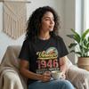 Unique Birthday Vintage 1946 Men's T Shirts Limited Edition Novelty Tee Shirt Short Sleeve Crew