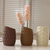 Hexagonal Faceted Ellipse Dot Vase Silicone Mould For Resin Concrete Craft Projects And Home Decoration