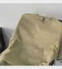 T-shirt pour homme en coton lourd délavé et vieilli, ample style Hong Kong, manches courtes cinq points, marque tendance d'été.