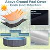 6/8/10/12ft Round Swimming Pool Solar Covers Foldable Dustproof Replacement Parts Blanket Protector Outdoor Hot Tub Accessories
