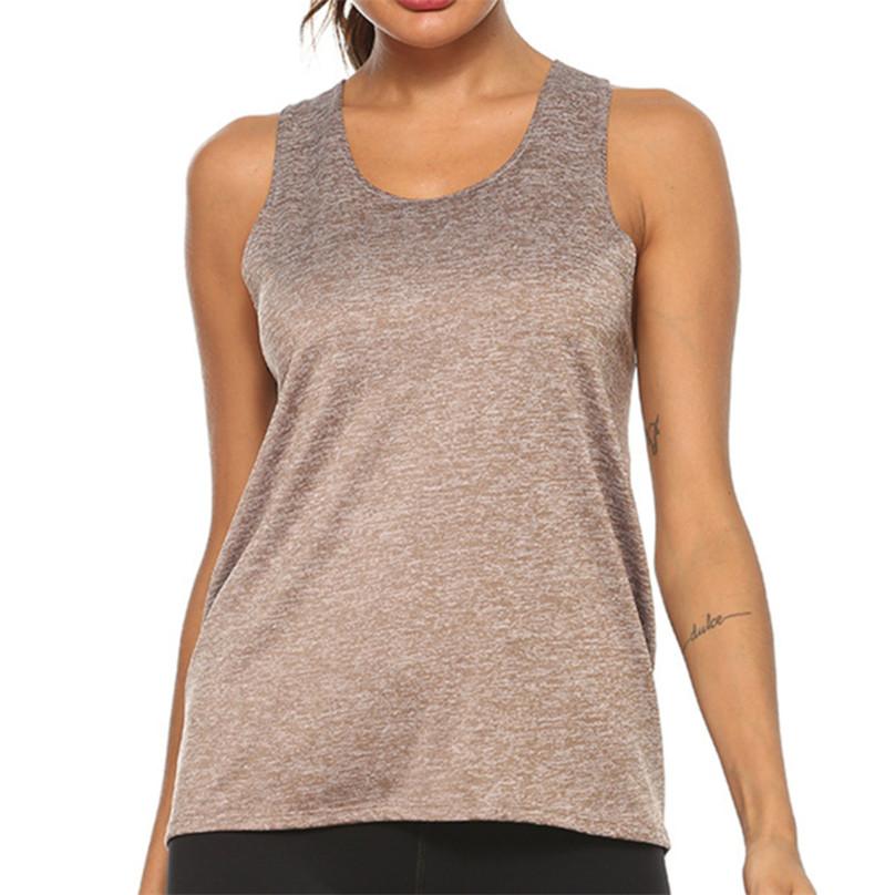 Damen Mode Sexy Einfarbig Atmungsaktiv Ärmellos Schulterfrei Weste Hemd Sportlich Lässig Bluse