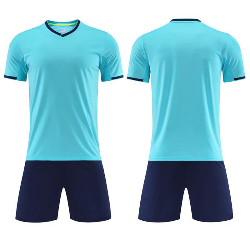 Football Suit Men'S Football Sports Clothing Children'S Training Clothes Short-Sleeved Football Jersey Team Uniform