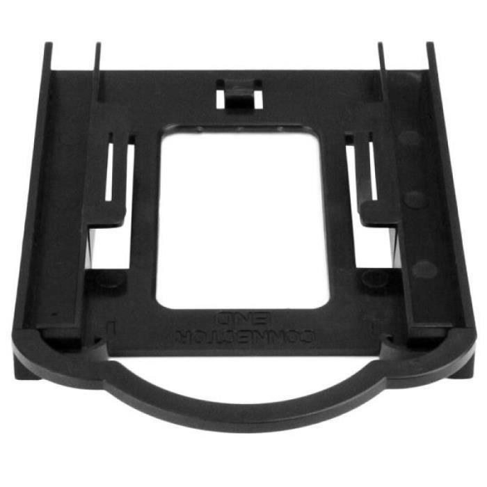 startech 2.5 ssd - hdd mounting bracket for 3.5 drive bay - 5 pack noirdisque dur support pour sur disque dur de 2,5" |