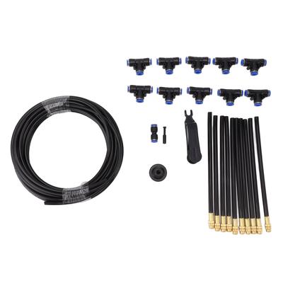 Above Ground Sprinkler System with 360 Degree Adjustable Bendable Nozzle for Greenhouse Outdoor