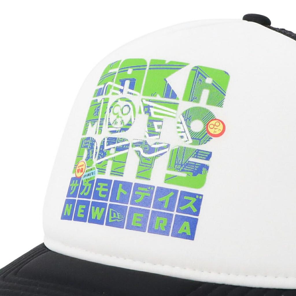 New Era 9FORTY A-Frame Trucker Mesh Cap Sakamoto Days Collaboration Adjustable Snapback Hat Unisex Free Size