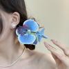 Romantic Phalaenopsis Starfish Hair Clips Female Korean Summer Beach Resort Duckbill Clip Hair Accessories