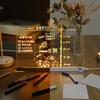 LED Note Board Rechargeable Acrylic Memo Pad Erasable Glowing Message Board Reusable Weekly Board To-do List