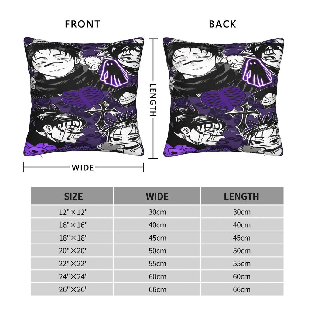 choso jujutsu kaisen Pillow Case Design Pillow Cover Morden Pillowcases For Couch Sofa Bedroom