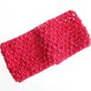 10PCS 7CM 2.76" Fashion Knit Headband for Hair Accessories Hollow Out Elastic Hairband for Headwear Hair Flowers
