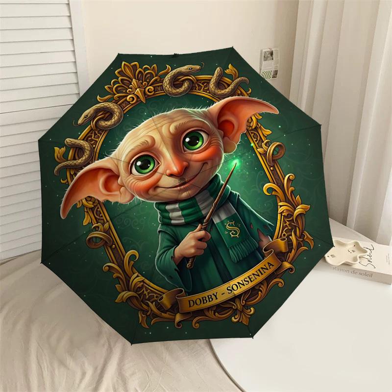 1PC Warner Dobby Sonsenina Umbrella-8-Rib Reinforced, Automatic Open, Lightweight & Durable-A91