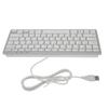 USB Wired Keyboard 78 Scissor Keys 13 Shortcut LED Indicator Keyboard for MacBook Pro Air Mini for Windows PC Desktop