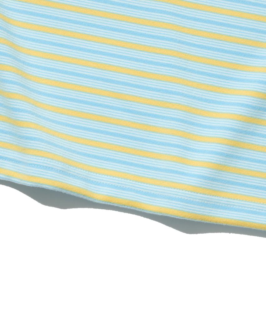 ROIDESROIS Striped Layered Long Sleeve T-Shirt (Blue)