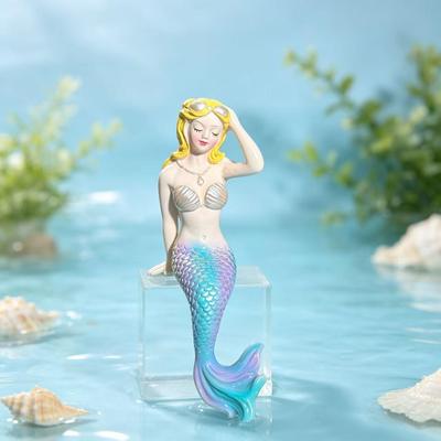 Mermaid Resin Ornaments for Garden, Pond, and Fish Tank Decor