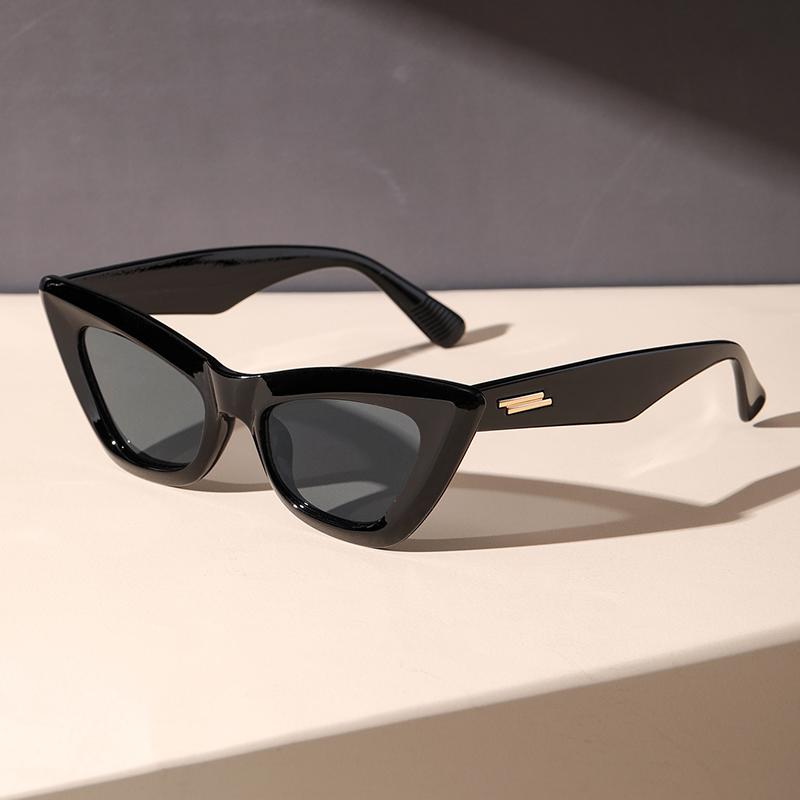 

Индивидуальные солнцезащитные очки «кошачий глаз», классические винтажные очки, женские очки чёрный