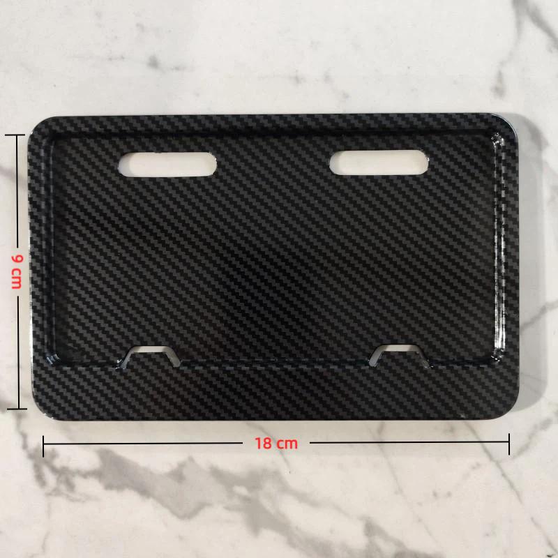 1 Pezzo Cornici Universali Antiruggine per Targa di Motocicletta Supporti per Targa Per Accessori Anteriori Posteriori