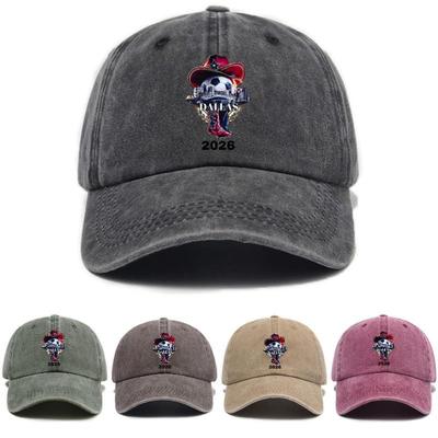 2026 Dallas Football World Cup Washed Distressed Cap