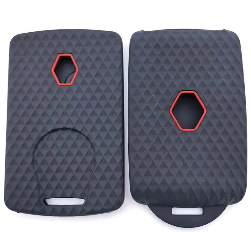 New Silicone Auto Key Fob Case Intelligent Smart Remote Cover Fit For Renault Captur Koleos Kadjar Arkana Megane Dacia Duster Sandero Stepway