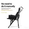 Outdoor Folding Reclining Chair, Portable Lounge Chair for Fishing Beach Camping, Lightweight Nap Chair with Backrest