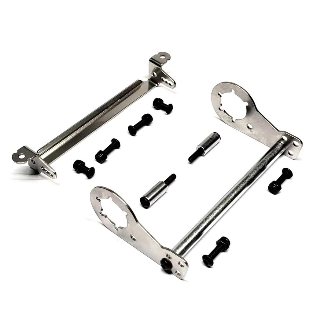 OP Parts Stainless Steel Rear Shock Absorber Bracket for Tamiya CW-01 Chassis Lunchbox