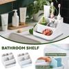 Six- Toothbrush Box Desktop Classification And Organization Multi-functional Storage Box Large Capacity Bathroom Toothbrush Holder Soap Box