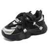 Fashion Increases Height Net Luxury Loafers Woman Mary Jane Youth Sneakers Women's Shoes 34 Size Sports Outings Shoess Tenids