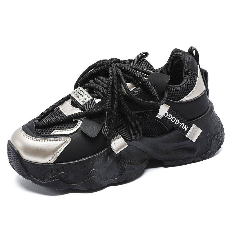 Fashion Increases Height Net Luxury Loafers Woman Mary Jane Youth Sneakers Women's Shoes 34 Size Sports Outings Shoess Tenids