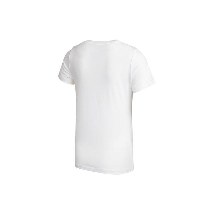 Nike Sport Round Neck Casual Letter Print Short Sleeve T-Shirt Women Tops White AT2784-100