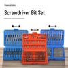Cross-Border Electric Screwdriver Bit Set: Slotted, Phillips, Hex Interchangeable Heads, Chrome Vanadium Steel.