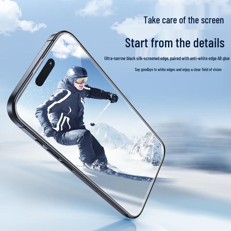 Blue Shark iPhone Tempered Glass Screen & Lens Protectors