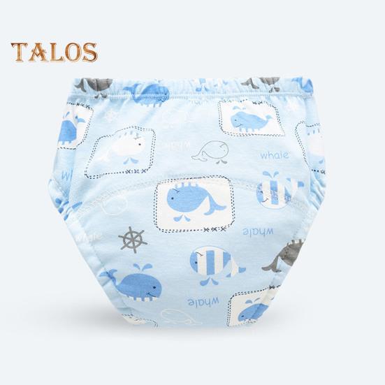 6Pcs Potty Training Underwear Breathable Baby Diapers Leak-proof Toilet Training Pants Adjustable Elastic Bands Toddler Pee Pants
