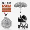 Stroller baby vinyl parasol children's umbrella sun protection UV protection outdoor stroller umbrella can be customized Iogo