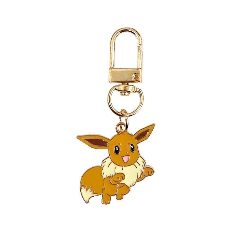 Creative Pokemon Keychain: Cute Pikachu Cartoon Bag Pendant & Zipper Pull