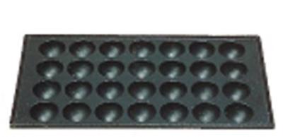 Sanwa Seiki Manufacturing Co., Ltd. Takoyaki Iron Plate, 28 Holes, Cast Iron, GTK10