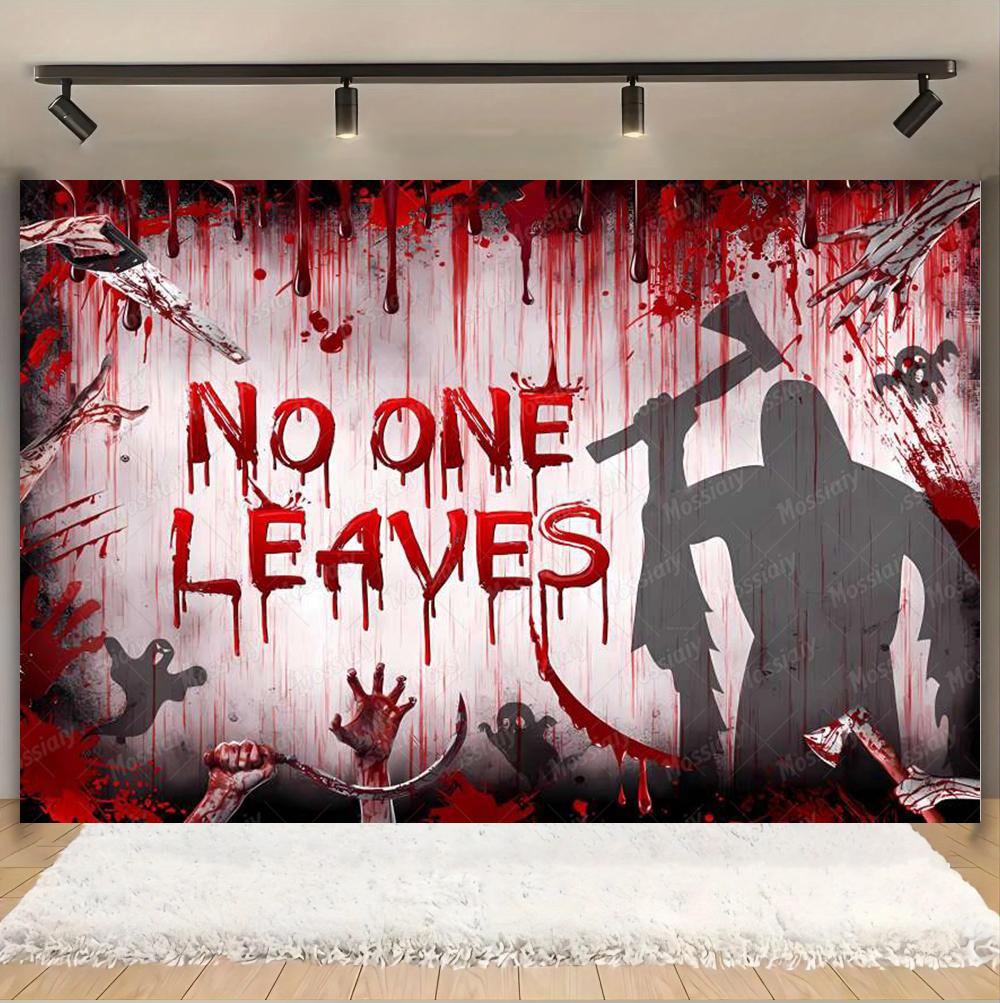 Horror Halloween Photography Background Moon Night Castle Forest Pumpkin Lantern Skeleton Family Party Photo Backdrop Decoration420
