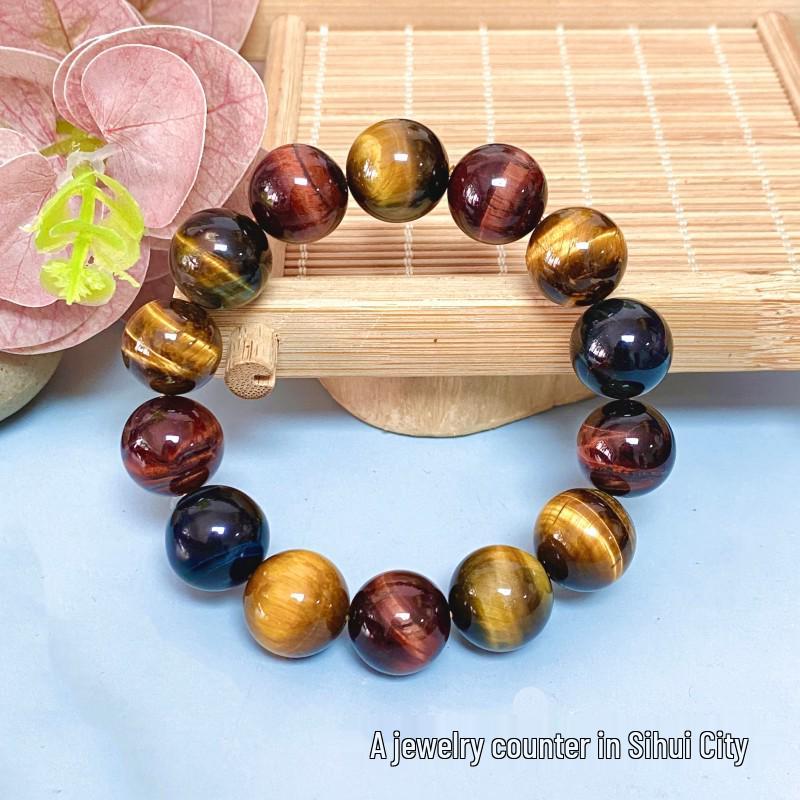 Gele Tijgeroog Steen Armband voor Mannen en Vrouwen – Modieuze Kristallen Cadeau Armband