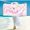 1pc Rainbow Heart Bear beach towel,quick drying absorbent beach towel,outdoor sports swimming beach towel,Soft and comfortable Y73035
