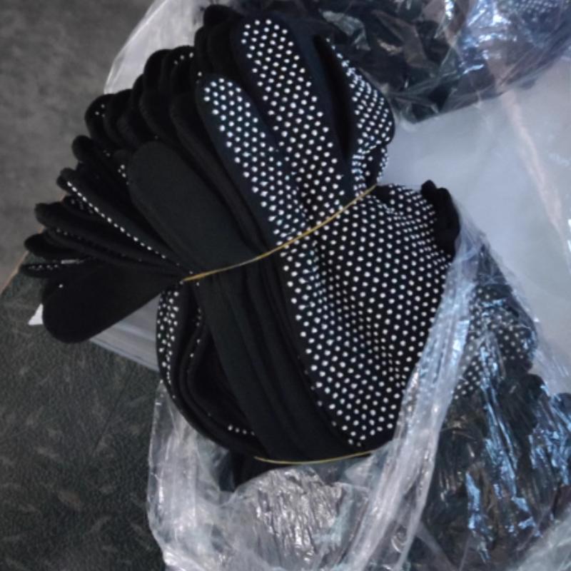 1/50pairs Nylon Gloves with Touch Screen Adhesive Anti Slip and Wear-resistant Labor Protection Men's and Women's Work Gloves