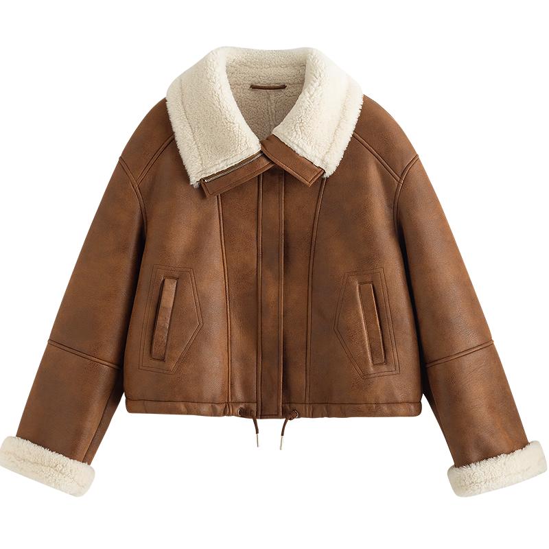 

INMAN Women s Melad Faux Shearling Winter Coat L