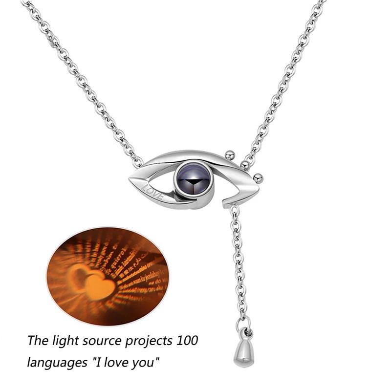 Necklace That Projects I Love You 2025
