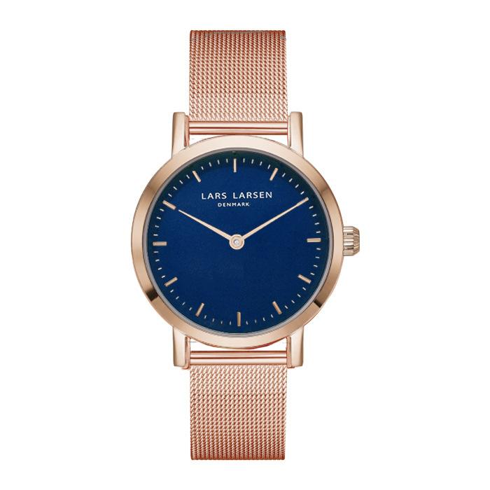 Larsson & Jennings Larsson British Simple 40Mm Mesh Steel Strap Waterproof Quartz Watch 791